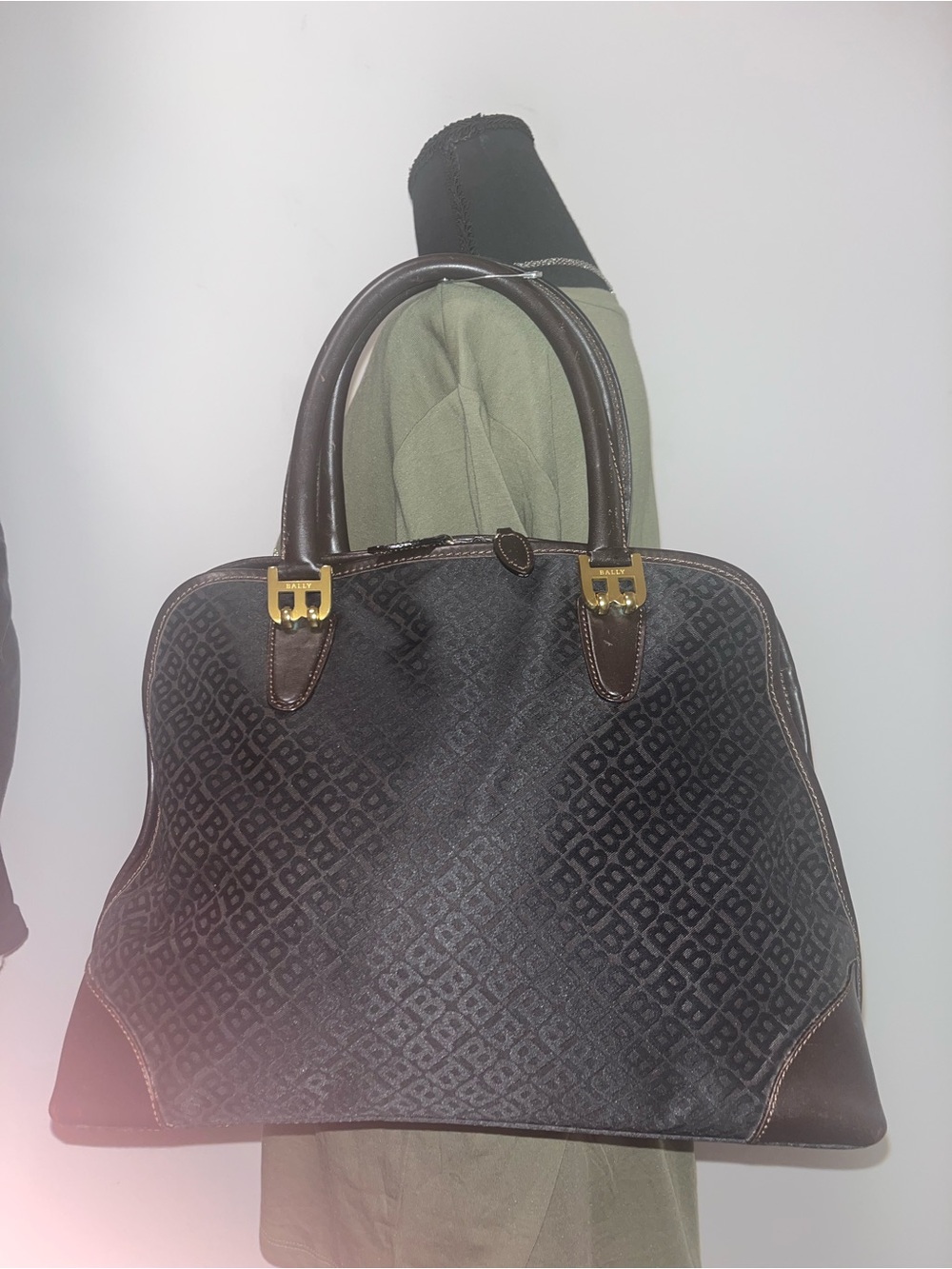 Bally Monogram Shoulder Bag